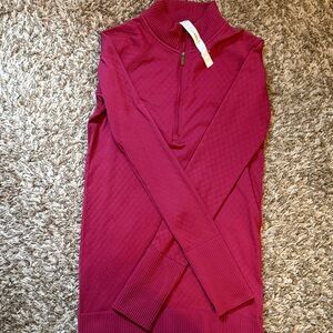 Lululemon Athletica Magenta Long Sleeve Dress